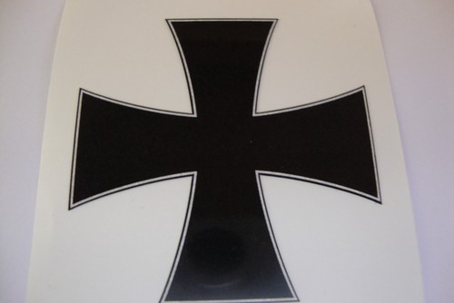 Iron cross stickers 60x60mm - 2,
