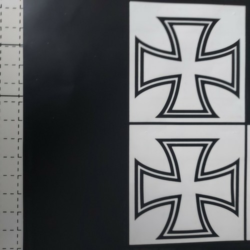 Iron cross vinyl stickers - 2,