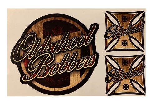 Old school decal bobber - 3x,