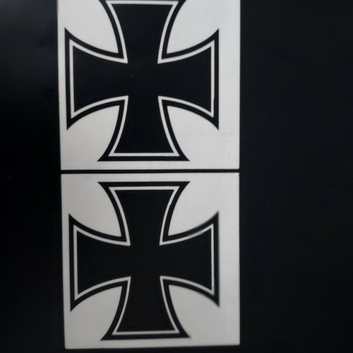 Iron cross vinyl stickers - 2,