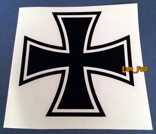 Iron cross decal sticker vinyl - sticker,