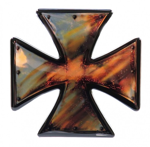 Sticker iron cross - 3d,