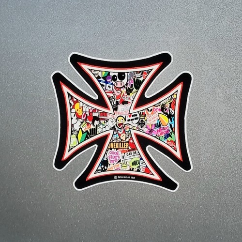 Jdm stickerbomb iron - iron, cross