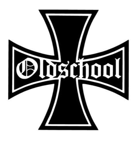 Iron cross old - iron, sticker