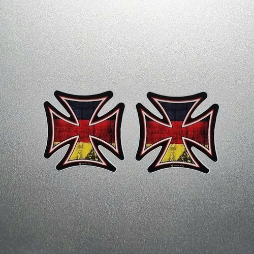 Germany german flag iron - 2x,