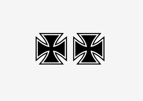 Iron cross skull eisernes - iron,