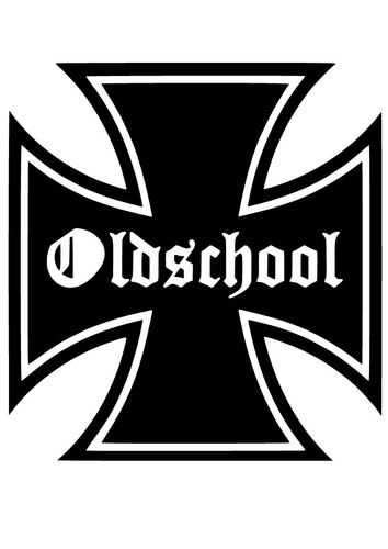 Iron cross oldschool vinyl - cross,