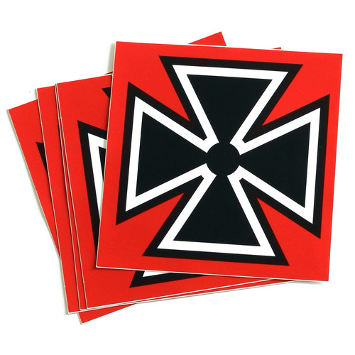 Iron cross vinyl stickers - vinyl,