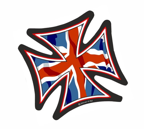 Iron cross union jack - &,